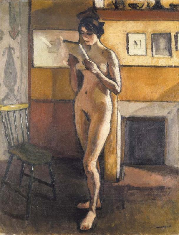 Marquet, Albert Standing Female Nude oil painting picture